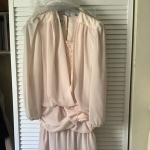 Beautiful and precious light pink dress in chiffon